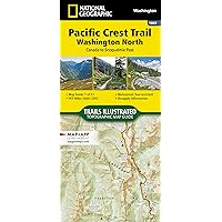Pacific Crest Trail: Washington North Map [Canada to Snoqualmie Pass] (National Geographic Topographic Map Guide, 1002)