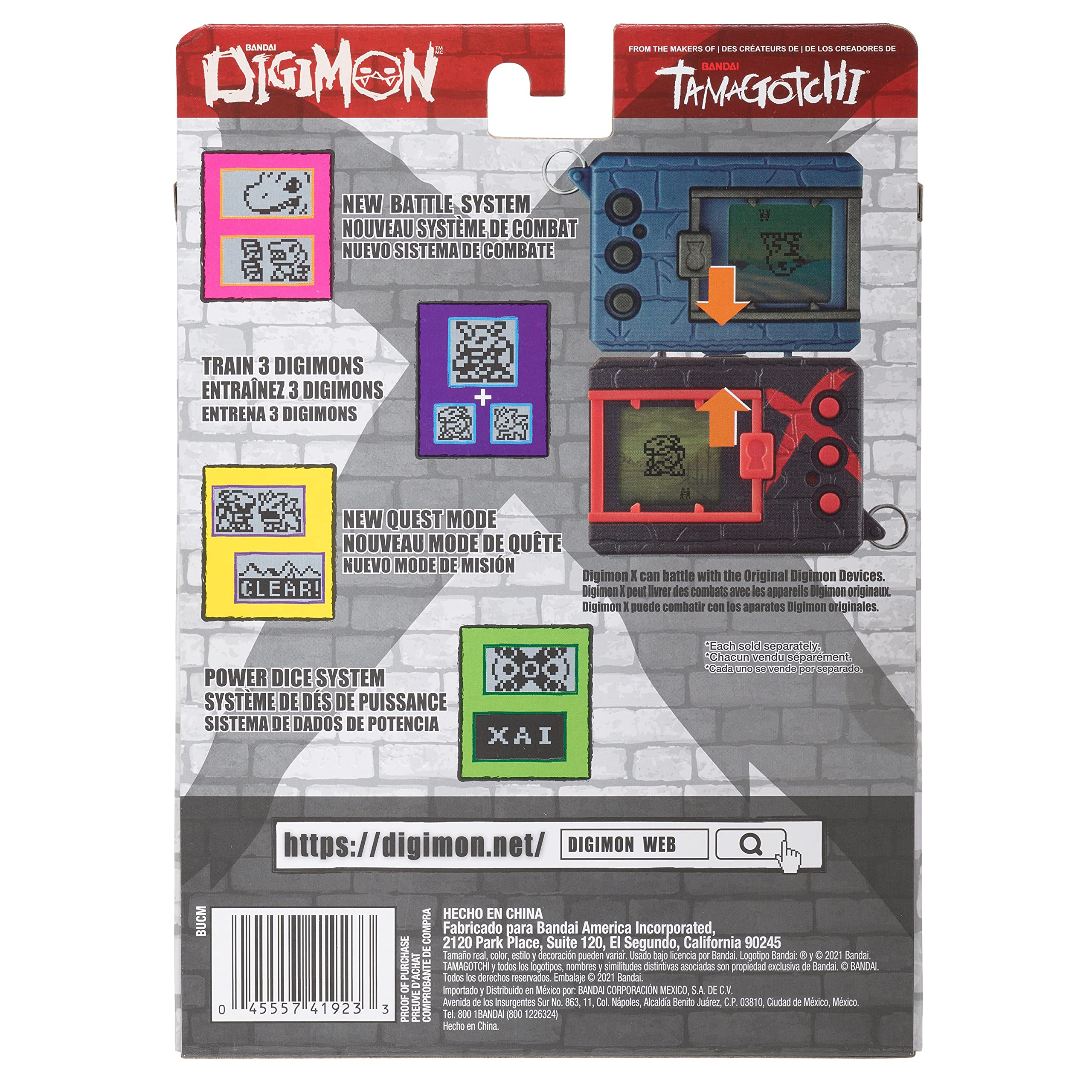Bandai DigimonX (Purple & Red) - Virtual Monster Pet by Tamagotchi