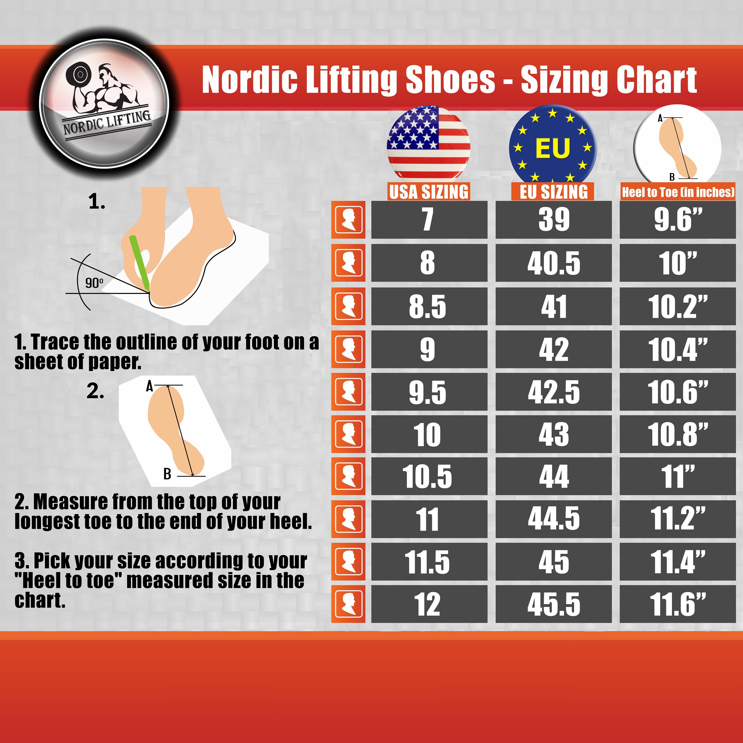 Mua Nordic Lifting Powerlifting Shoes for Heavy Weightlifting - Men's Squat  Shoe - MEGIN trên Amazon Mỹ chính hãng 2023 | Giaonhan247