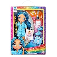 Rainbow High Jr High Pj Party Skyler Blue 9'' Posable Doll With