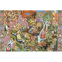 Ravensburger Garden of Sun Signs 3000 Piece Jigsaw Puzzle for Adults - 17135 - Handcrafted Tooling, Durable Blueboard, Every Piece Fits Together Perfectly, Multicolor, 48 x 32 in.