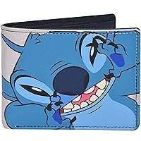 Disney's Stitch Bifold Wallet in a Decorative Tin Case