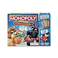 Hasbro E1842 Gaming Junior Monopoly Electronic Banking, Game in Box