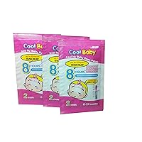 2 Packs of Cool Baby Fever, Reduce Fever for Kids (0-24 Months) 6 Sheets/Pack.