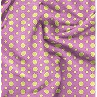 Soimoi Cotton Cambric Purple Fabric - by The Yard - 42 Inch Wide - Polka Dots Print Fabric - Inspired Elegance for Apparel and Decor Printed Fabric