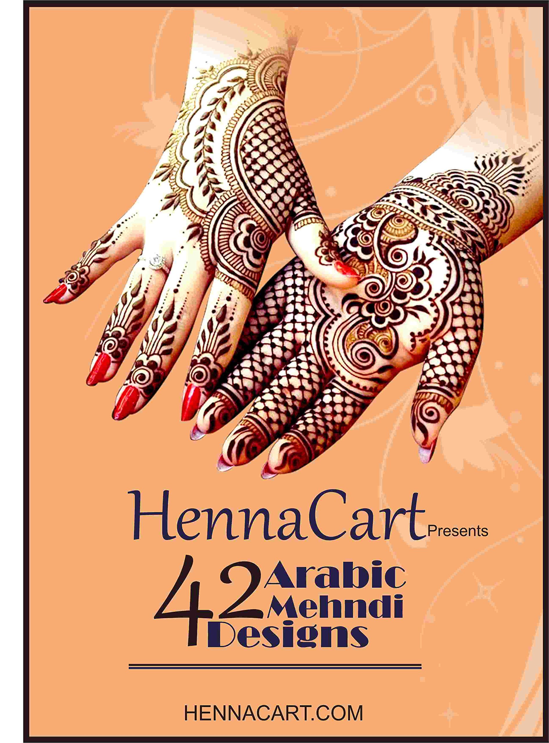 HENNA CART 42 Arabic Mehndi Designs for Hands,Temporary tattoo: Henna Designs