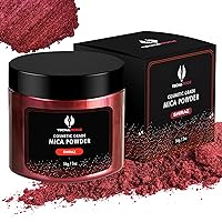 Shiraz Red Mica Powder for Epoxy Resin 56g / 2oz. Jar - TECHAROOZ 2 Tone Resin Dye Color Pigment Powder for Lip Gloss, Nails, Colorant for Slime Bath Bombs Soap Making & Polymer Clay
