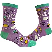 Crazy Dog T-Shirts Youth Funny Food Socks Delicious Eating Treat Novelty Snack Footwear for Kids