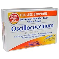Boiron Oscillococcinum, 0.04 Ounce, 6 Doses (Pack of 2), Homeopathic Medicine for Flu-Like Symptoms