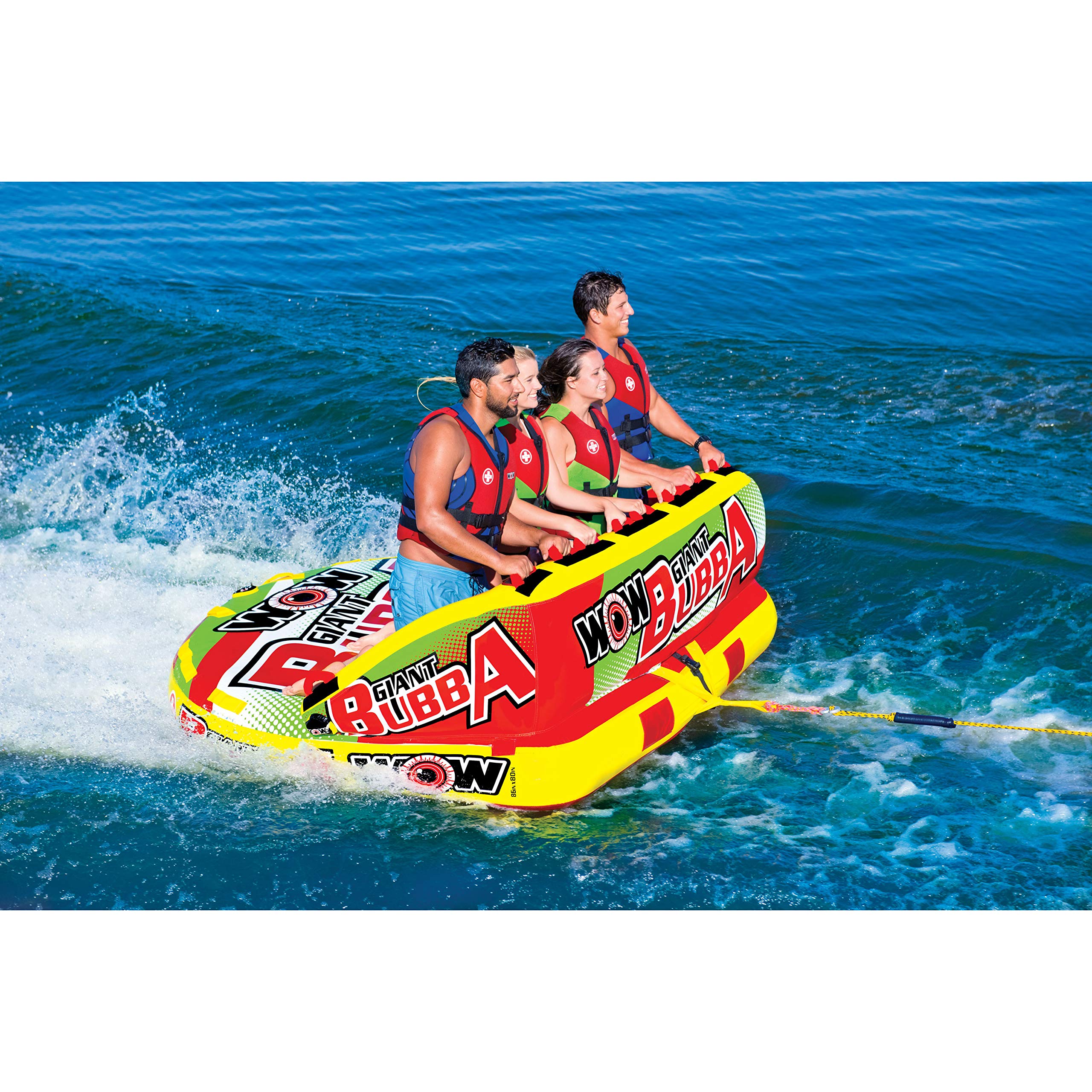 Wow Giant Bubba Towable Tube for Boating 1-4 Persons