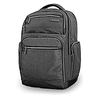 Modern Utility Double Shot Laptop Backpack, Charcoal Heather, One Size
