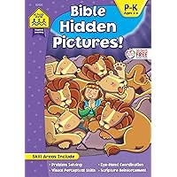 School Zone - Bible Hidden Pictures! Workbook - Ages 4 to 6, Preschool to Kindergarten, Christian Scripture, Old & New Testament, Search & Find, Picture Puzzles, and More (Inspired Learning Workbook) School Zone - Bible Hidden Pictures! Workbook - Ages 4 to 6, Preschool to Kindergarten, Christian Scripture, Old & New Testament, Search & Find, Picture Puzzles, and More (Inspired Learning Workbook) Paperback