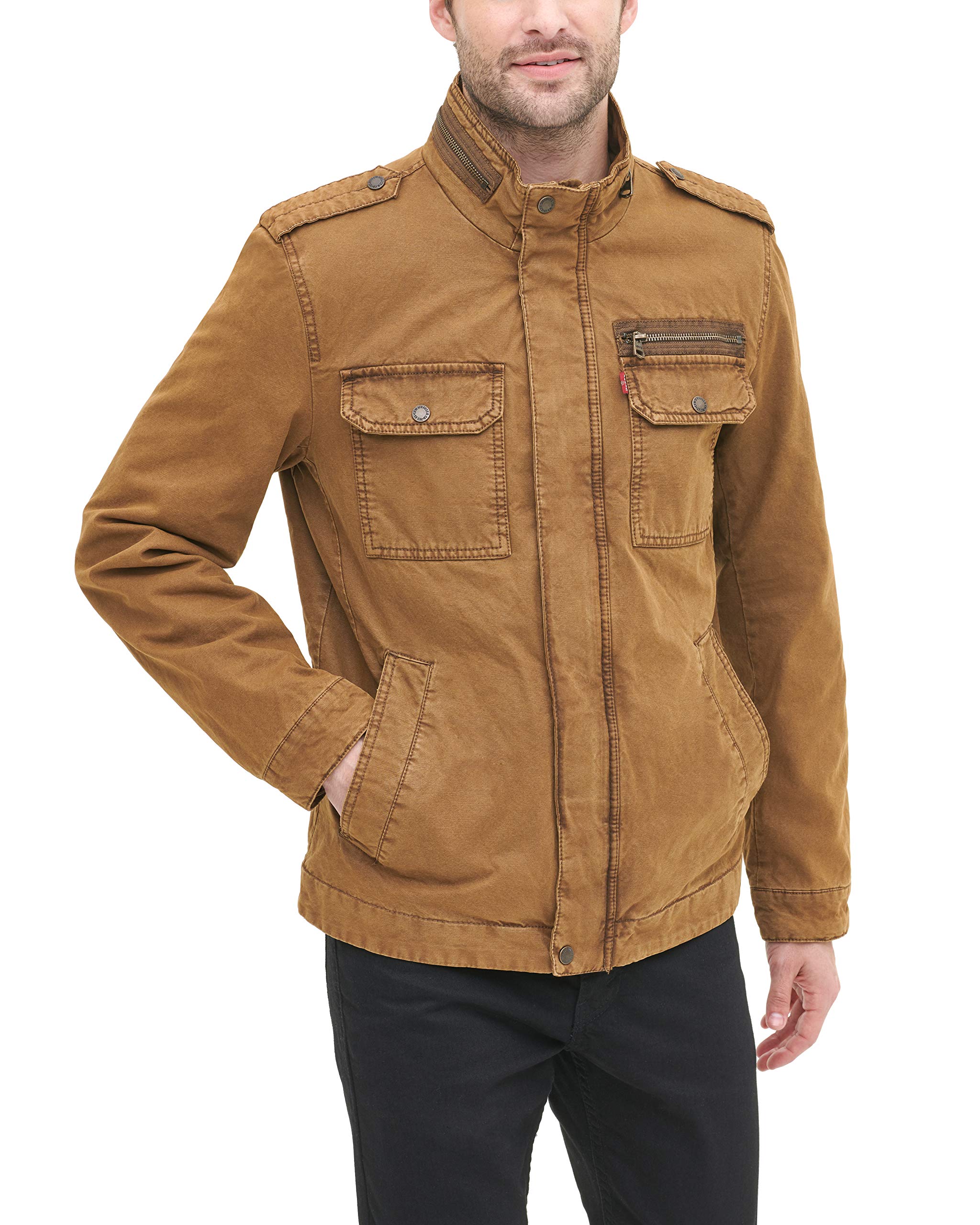 Mua Levi's Men's Washed Cotton Two Pocket Sherpa Lined Military Jacket trên  Amazon Mỹ chính hãng 2023 | Giaonhan247