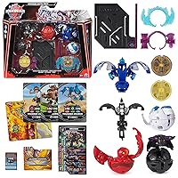 Battle 5-Pack, Special Attack Dragonoid, Ventri, Bruiser, Octogan, Trox; Customizable, Spinning Action Figures, Kids Toys for Boys and Girls 6 and up