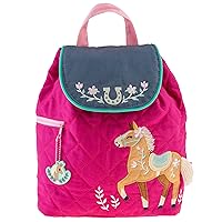 Stephen Joseph Unisex Kid's Quilted Backpack, Horse, One Size