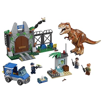 LEGO Juniors/4+ Jurassic World T. rex Breakout 10758 Building Kit (150 Pieces)