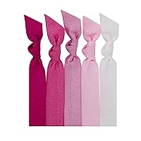 Emi-Jay Hair Tie Collection, Pink Ombre, 5 Count