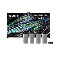 Sony 65 Inch BRAVIA XR A95L QD-OLED 4K HDR Google TV HT-A9 7.1.4ch Home Theater Speaker System