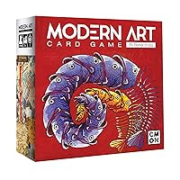 CMON Modern Art: The Card Game - A Thrilling Auction Game for Art Enthusiasts, Fun Family Game for Kids and Adults, Ages 14+, 2-5 Players, 30 Minute Playtime, Made