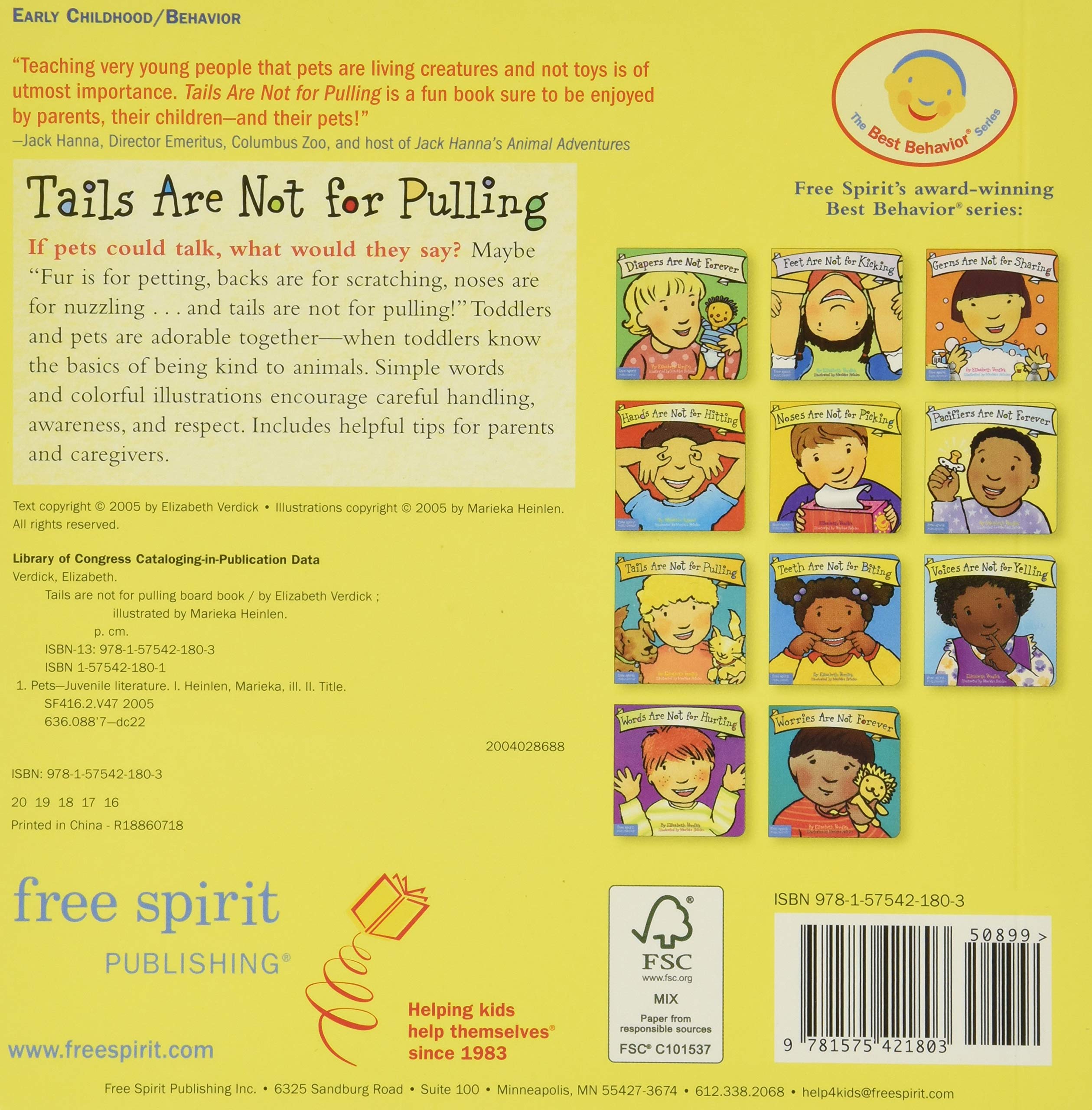 Tails Are Not for Pulling (Board Book) (Best Behavior Series)