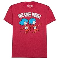 Dr. Seuss Boys' Big Boys' Trouble T-Shirt