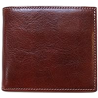 Floto Venezia Men's Wallet in Hand Stained Italian calfskin leather (Vecchio Brown)