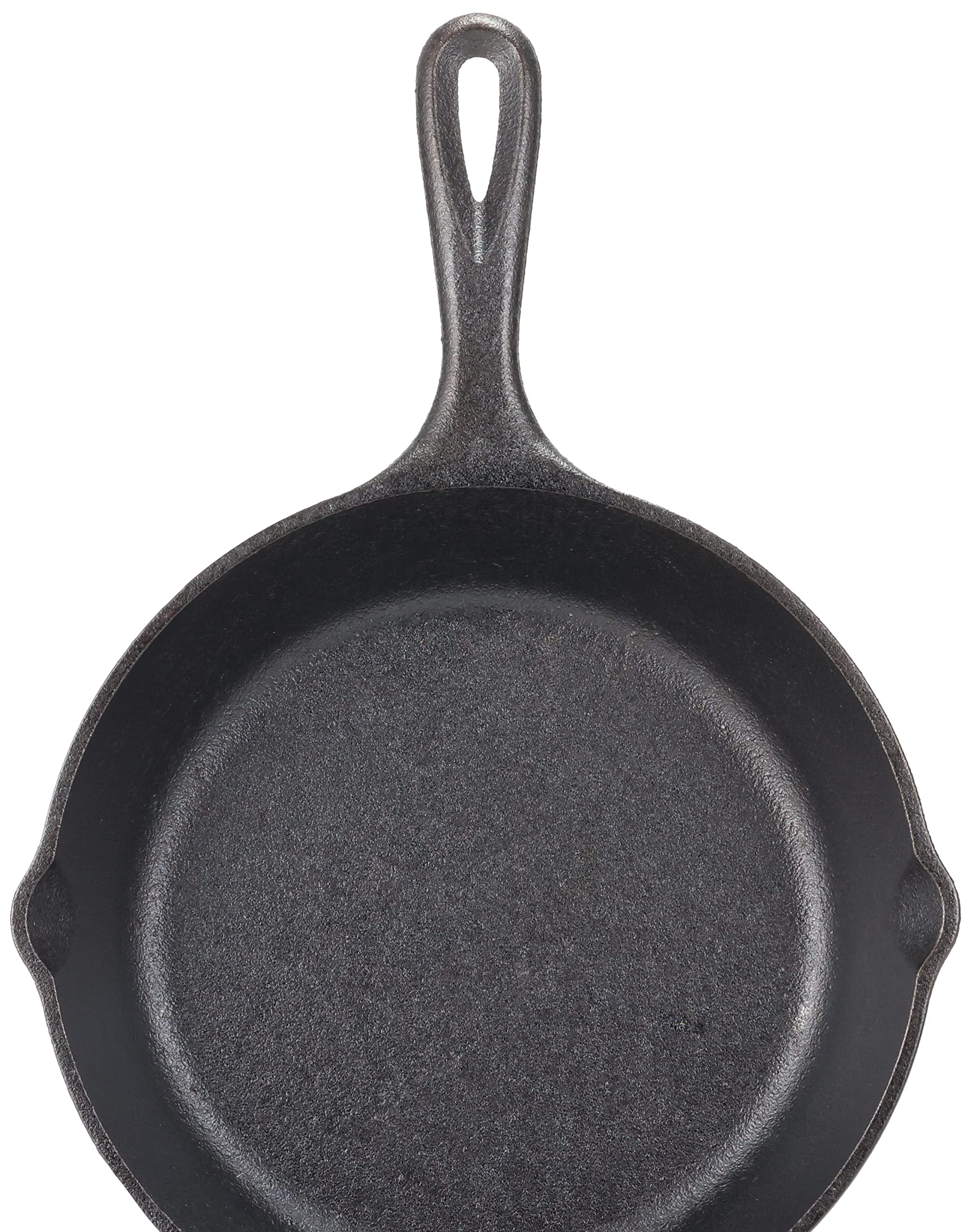 Lodge 8 Inch Cast Iron Pre-Seasoned Skillet – Signature Teardrop Handle - Use in the Oven, on the Stove, on the Grill, or Over a Campfire, Black