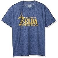 Bioworld Legend of Zelda Breath of The Wild T-Shirt (Blue Logo Size L)