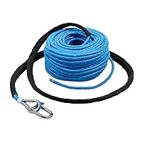 Camco Trac Outdoor 100ft Anchor Rope | Features an 800 lb. Break Strength | Includes a Stainless Steel Anchor Shackle (69080)