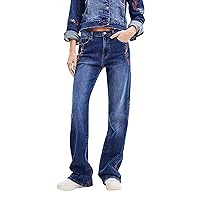 Desigual Women's Woman Denim Long Trouser