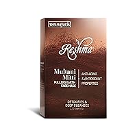 Reshma Beauty Fuller's Earth Clay Mask (Multani Mitti)| 100% Natural | Deep Cleansing and Exfoliating Mask for All Skin Types |Helps with Blemishes and Minimizes Pores (Pack of 1),