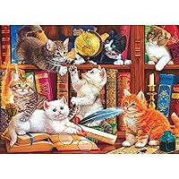 Cra-Z-Art - RoseArt - Kodak Premium - Library Mischief - 1000 Piece Jigsaw Puzzle