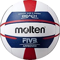 Molten FIVB Approved Elite Beach Volleyball Red/White/Blue