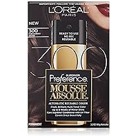 L'Oreal Paris Superior Preference Mousse Absolue, 300 Pure Darkest Brown
