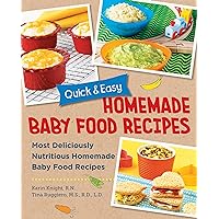 Quick and Easy Homemade Baby Food Recipes: Most Deliciously Nutritious Homemade Baby Food Recipes Quick and Easy Homemade Baby Food Recipes: Most Deliciously Nutritious Homemade Baby Food Recipes Paperback Kindle