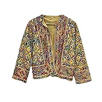 Indian Embroidered Jacket, Jacket Women Coat, Bohemian Traditional Jacket Banjara Embroidered Jacket