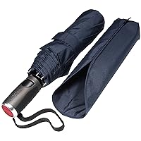 Windproof Travel Umbrella Compact Automatic Wind Resistant Small Folding Backpack Umbrellas for Rain Strong and Portable perfect for Car Purse Women and Men