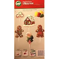 Wilton Gingerbread Scene Lollipop Mold for Candy Making