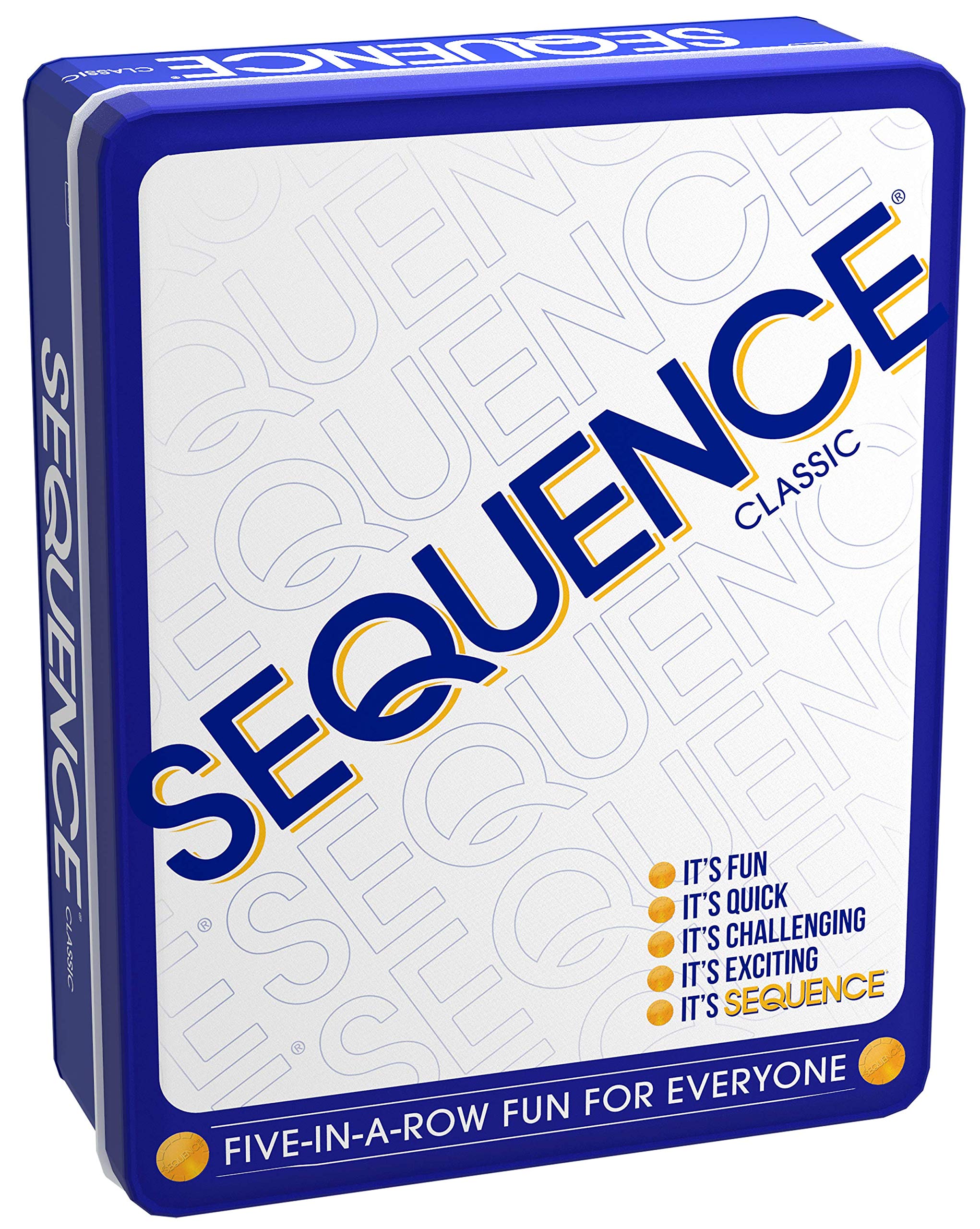 Sequence in a Tin - Five-in-a-Row Fun for Everyone by Jax, White