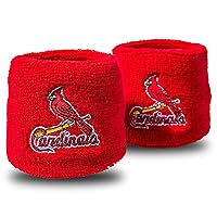 Franklin Sports MLB Team Licensed Baseball Wristbands - MLB Team Logo Sweat Wristbands - Great for Costumes + Uniforms - Pair