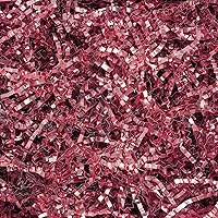 Uptotop 1/2LB Crinkle Cut Paper Shred Filler for Gift Wrapping Basket Filling, Birthday, Christmas, Thanksgiving, Wedding, Mother's Day, Glitter Pink (8 oz)