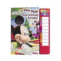 Disney Mickey Mouse - I Can Play Christmas Songs Sound Book with Built-In Keyboard - PI Kids