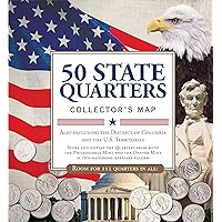 50 State Quarters Collector's Map: Including the District of Columbia and the Us Territories 50 State Quarters Collector's Map: Including the District of Columbia and the Us Territories Map Hardcover