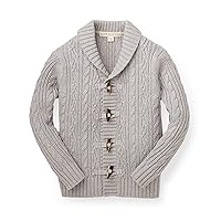 Hope & Henry Boys' Shawl Collar Sweater Cardigan