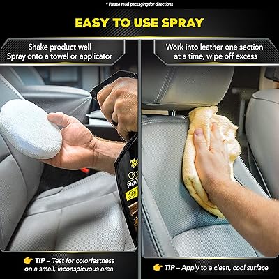 Meguiars 15.2oz Gold Class Rich Leather Cleaning And Conditioning