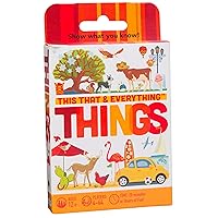 Outset Media This That and Everything: Things – Travel Sized Trivia Party Game for 4 or More Players Ages 12 and up