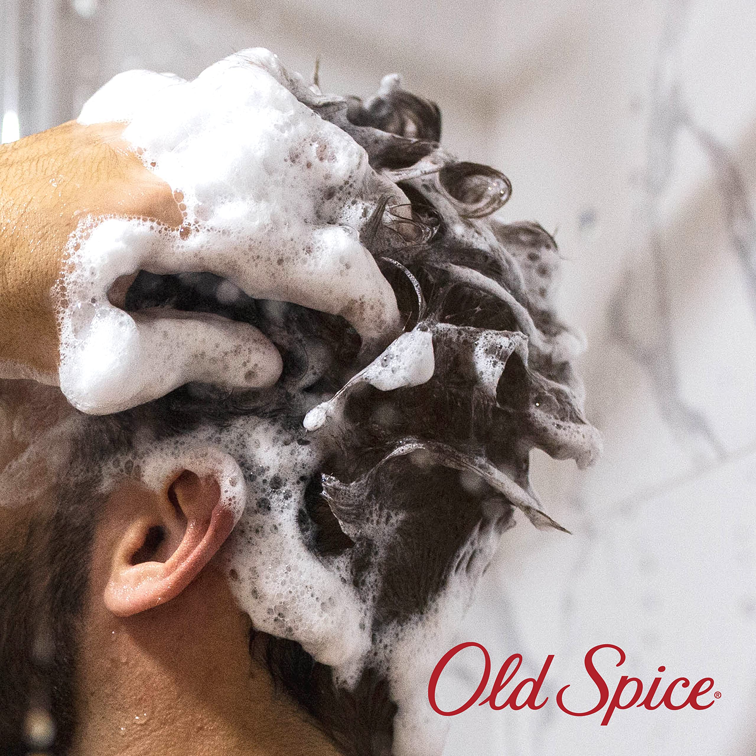 Old Spice Men's 2-in-1 Shampoo and Conditioner, MambaKing, Twin Pack, 43.8 Fl Oz