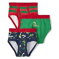 Gymboree Boys' 3 Pack and Toddler Cotton Brief Underwear 3-Pack