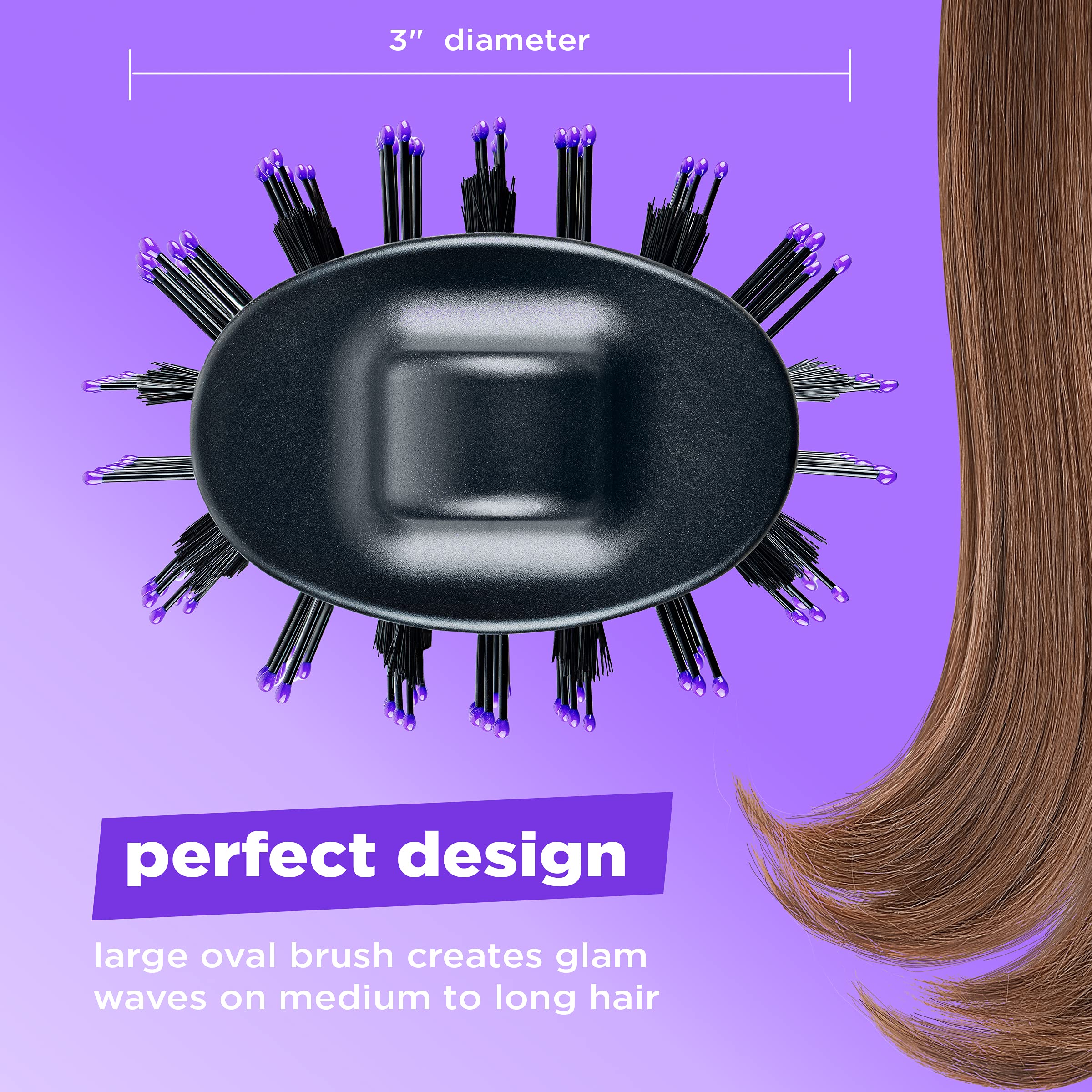 INFINITIPRO BY CONAIR The Knot Dr. All-in-One Oval Dryer Brush, Hair Dryer & Volumizer, Hot Air Brush