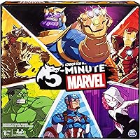 Spin Master Games 5-Minute Marvel, Fast-Paced Cooperative Card Game for Marvel Fans and Kids Aged 8 and Up